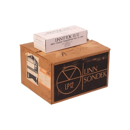 229 - A Linn Sondek LP12 Turntable, (Serial No. 35213), fitted with a Linn Ittok LV II arm, each with orig... 