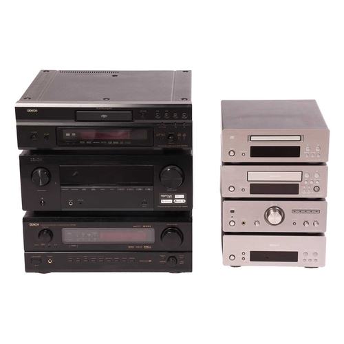 235 - A collection of boxed Denon Hi-Fi & Visual equipment, comprising: an AVR-3801 A/V Surround Receiver,... 