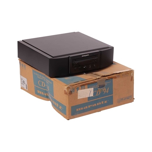 236 - A Marantz Ken Ishiwata K1 Ruby Amplifier, unboxed, together with a Marantz CD-94 CD player, in origi... 