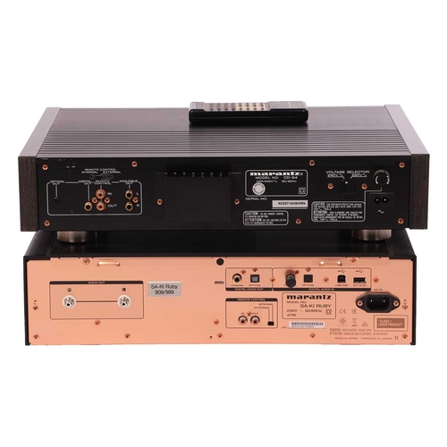 236 - A Marantz Ken Ishiwata K1 Ruby Amplifier, unboxed, together with a Marantz CD-94 CD player, in origi... 