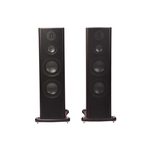 241 - A pair of Monitor Audio Platinum PL 300 Floor-Standing Speakers, in simulated rosewood, 112 cm high ... 
