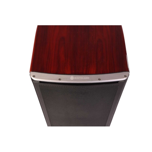 241 - A pair of Monitor Audio Platinum PL 300 Floor-Standing Speakers, in simulated rosewood, 112 cm high ... 