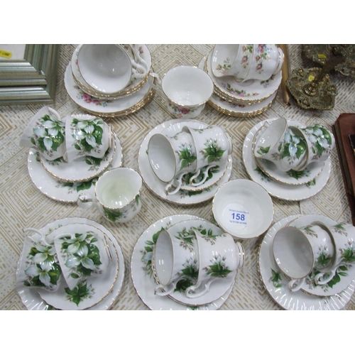 158 - Royal albert china tea set