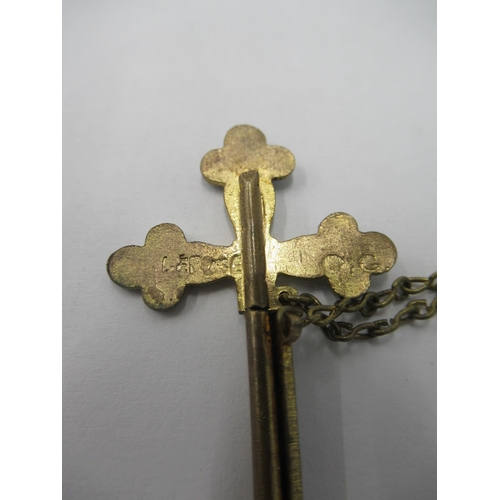 287 - Edwardian cross/stick tooth pick