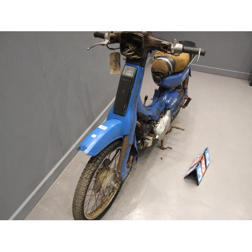 382 - yamaha automatic cdi barn find moped no documents