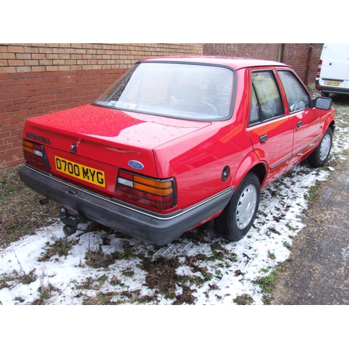 387 - ford orion 1987 1.6 diesel 20,000 miles superb boby work inc origional credit agreement from when ne... 