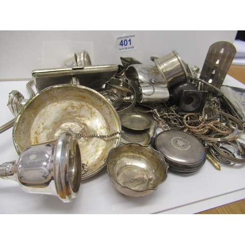 401 - scrap silver 1,423g