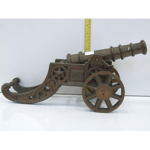 58 - heavy brass cannon