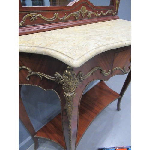 593 - french console table and mirror