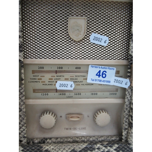 46 - RetroRadio in shape of vanity case