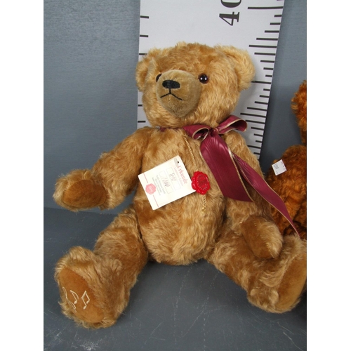 155 - 3 Herman musical teddy bears