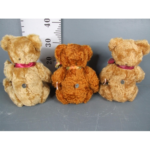 155 - 3 Herman musical teddy bears