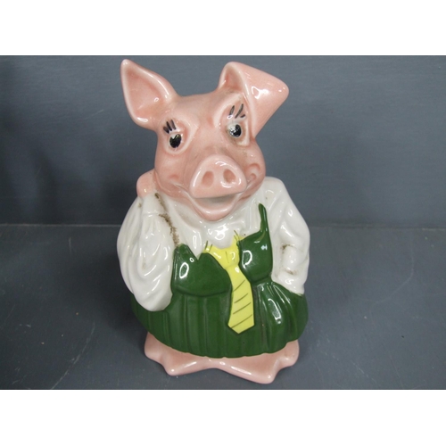 165 - 3 Wade pigs with stoppers + stein