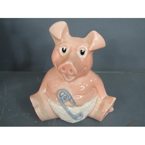 165 - 3 Wade pigs with stoppers + stein