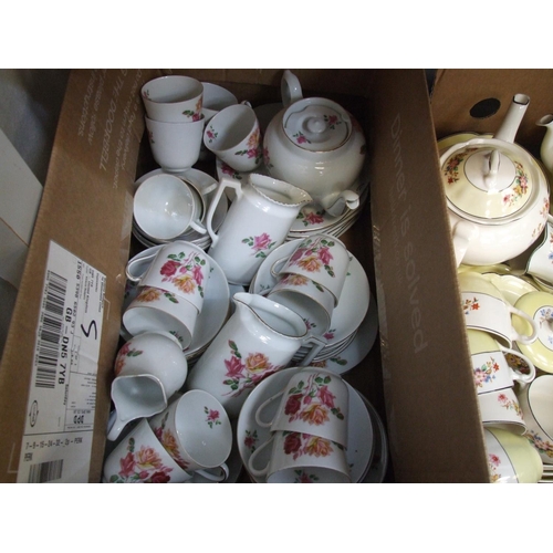 190 - 2 boxes tea ware