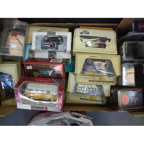 220 - 2 Boxes + bag collectable cars