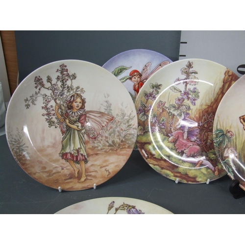 24 - Flower fairy Wedgewood plates