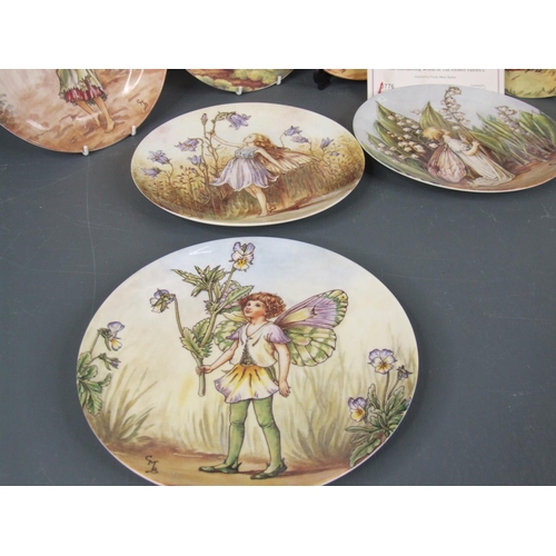 24 - Flower fairy Wedgewood plates