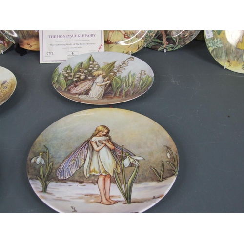 24 - Flower fairy Wedgewood plates