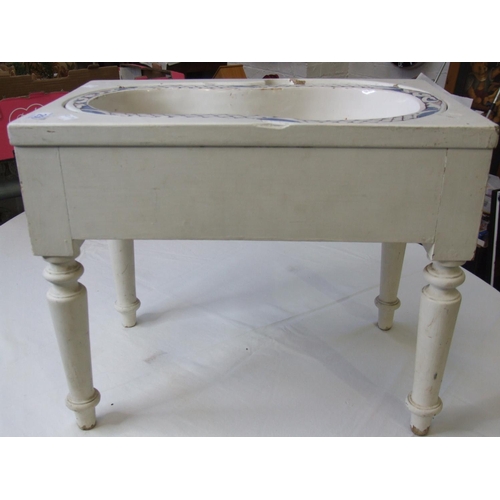 250 - French baby bath & stand