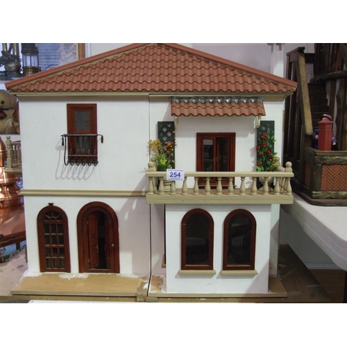 254 - Spainish style dolls house