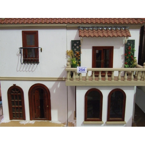 254 - Spainish style dolls house