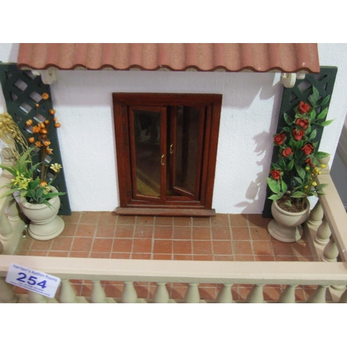 254 - Spainish style dolls house