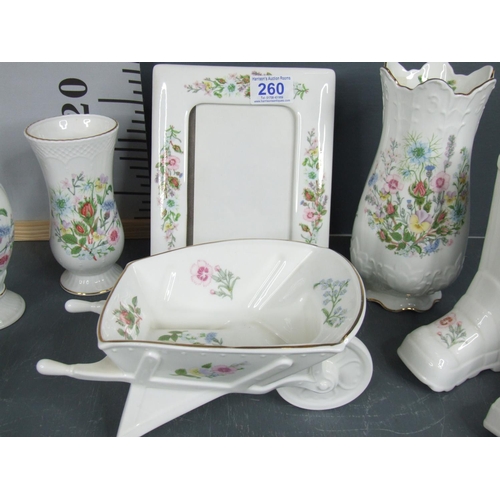 260 - Good selection of Ainsley china