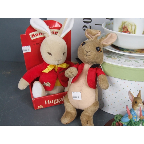 273 - Bunnykins peter rabbit rabbits x 2 + money box etc