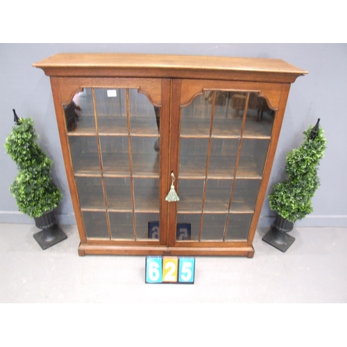 625 - Antique oak bookcase