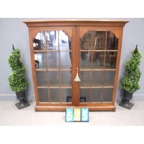 625 - Antique oak bookcase