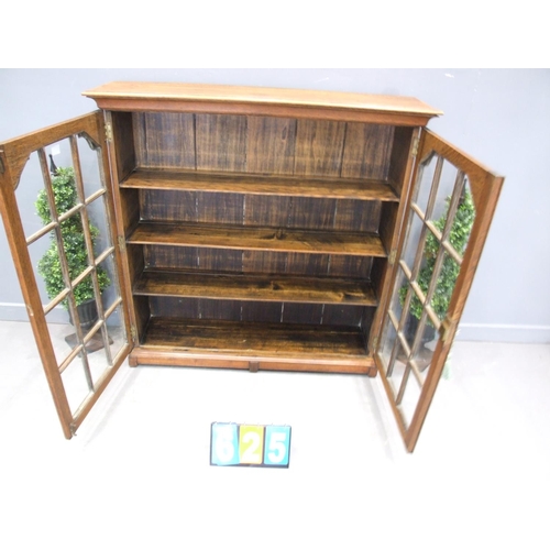 625 - Antique oak bookcase