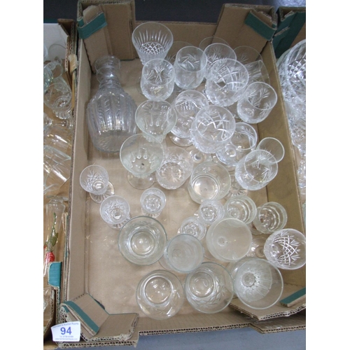 94 - 4 Boxes Glassware