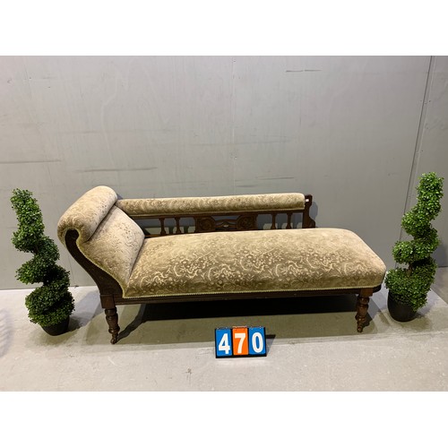470 - Edwardian chaise lounge