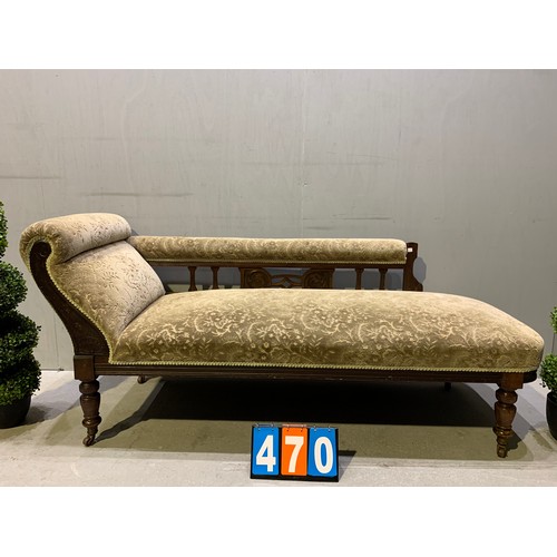 470 - Edwardian chaise lounge