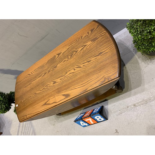 478 - Ercol drop leaf coffee table