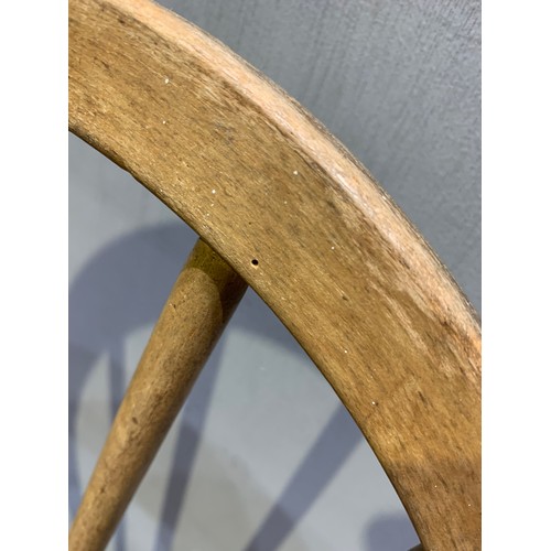 480 - 4 Ercol dining chairs (poor condition and seen in additional pictures