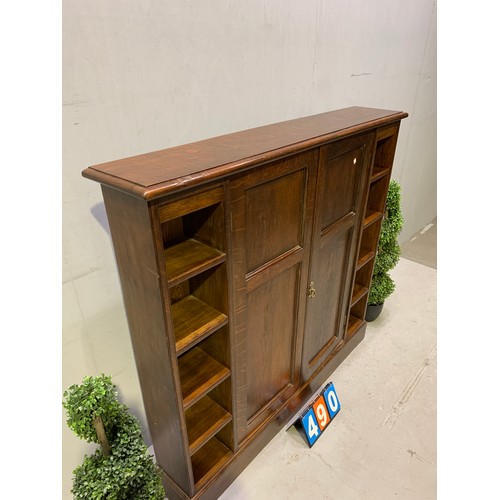 490 - Oak bookcase 20th century