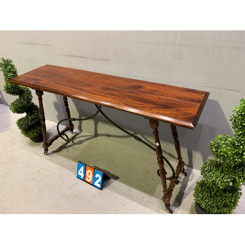 492 - French hall table