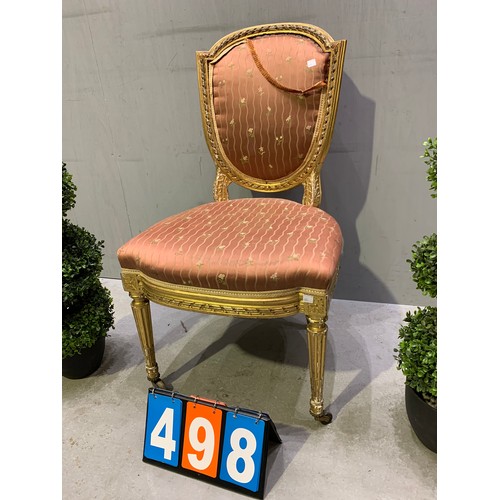 498 - French bedroom chair