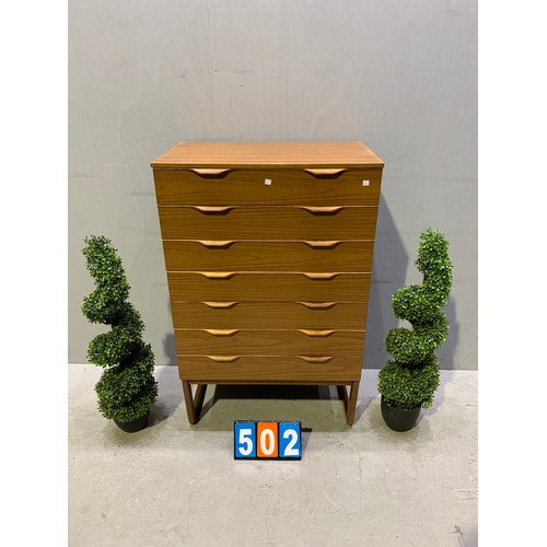 502 - Mid century teak retro chest of drawer G-plan?