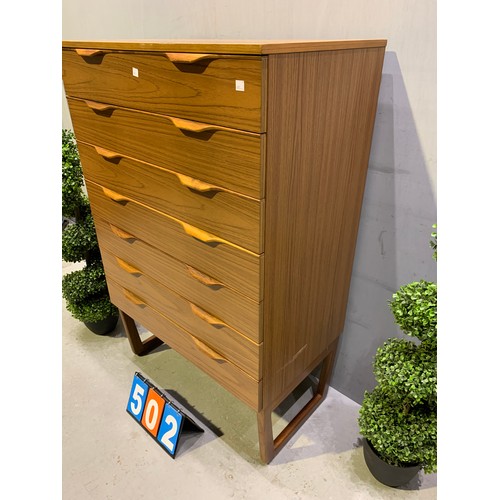 502 - Mid century teak retro chest of drawer G-plan?