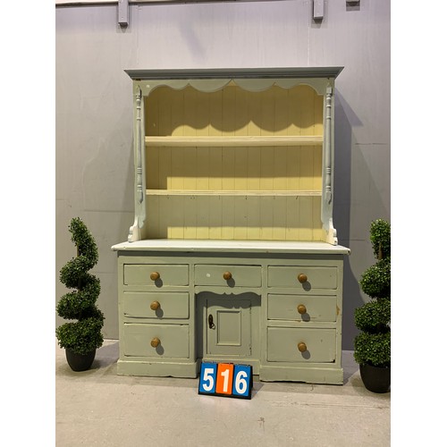 516 - Victorian pine dresser