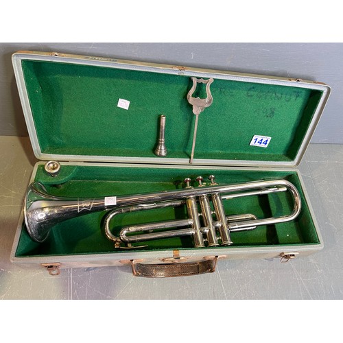 144 - Trumpet in case