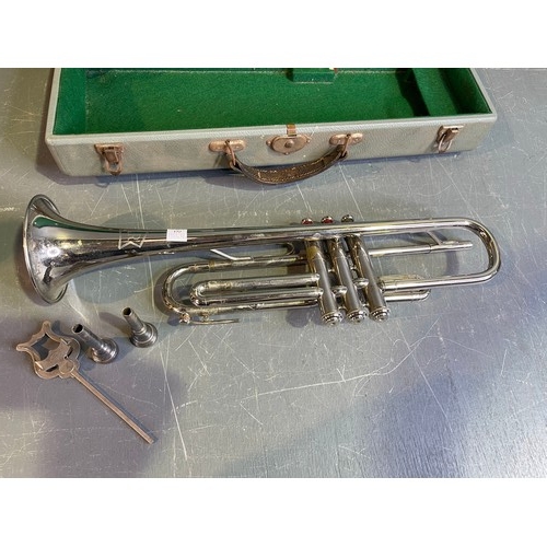 144 - Trumpet in case