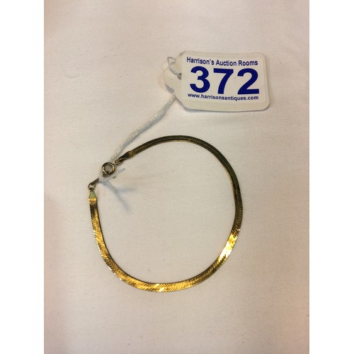372 - 9ct Gold bracelet 1.7g