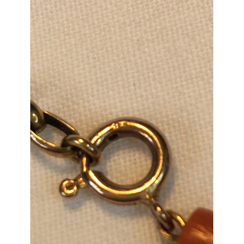 377 - 9ct gold necklace 19.4g total weight