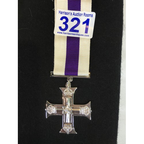 321 - British military cross medal