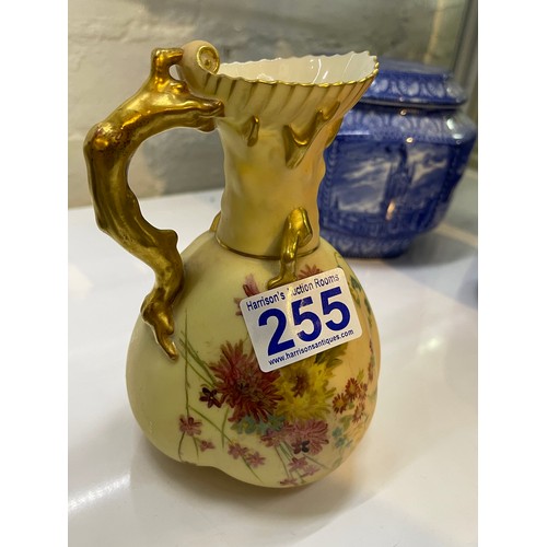255 - Royal Worchester Blush ivory Jug