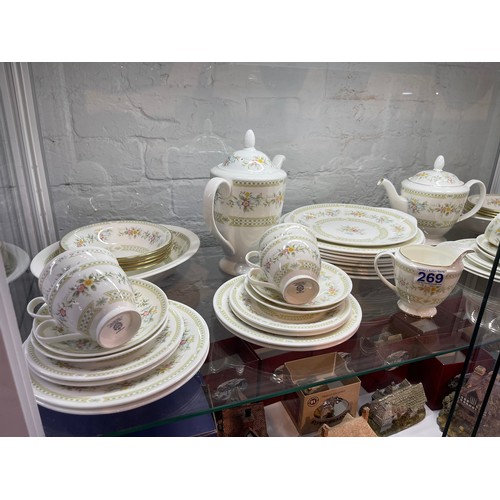 269 - Large set Minton' wildmoor' china tea /dinner service